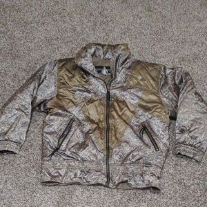 VTG Edelweiss Gold Rose Ski Jacket Women's Size M
